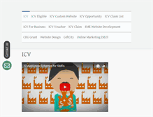 Tablet Screenshot of icvspringvoucher.com
